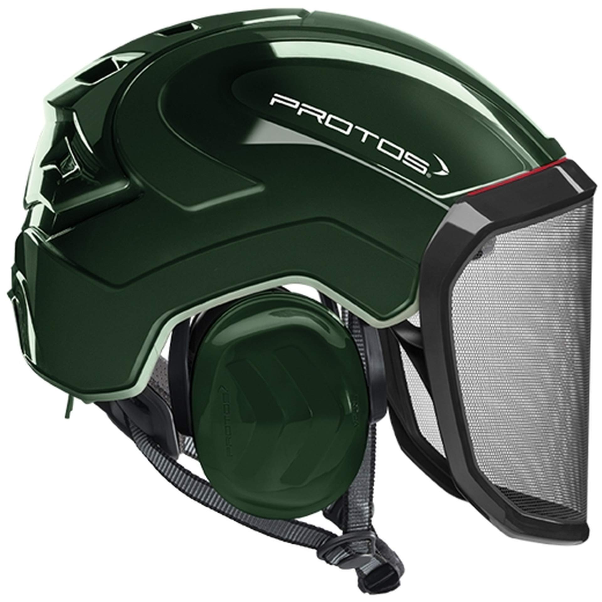 Amazon.com : Protos Integral Arborist Helmet - Olive : Sports